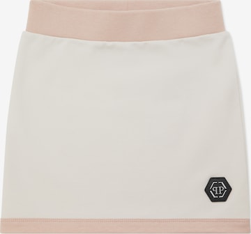 Philipp Plein - Falda en blanco: frente