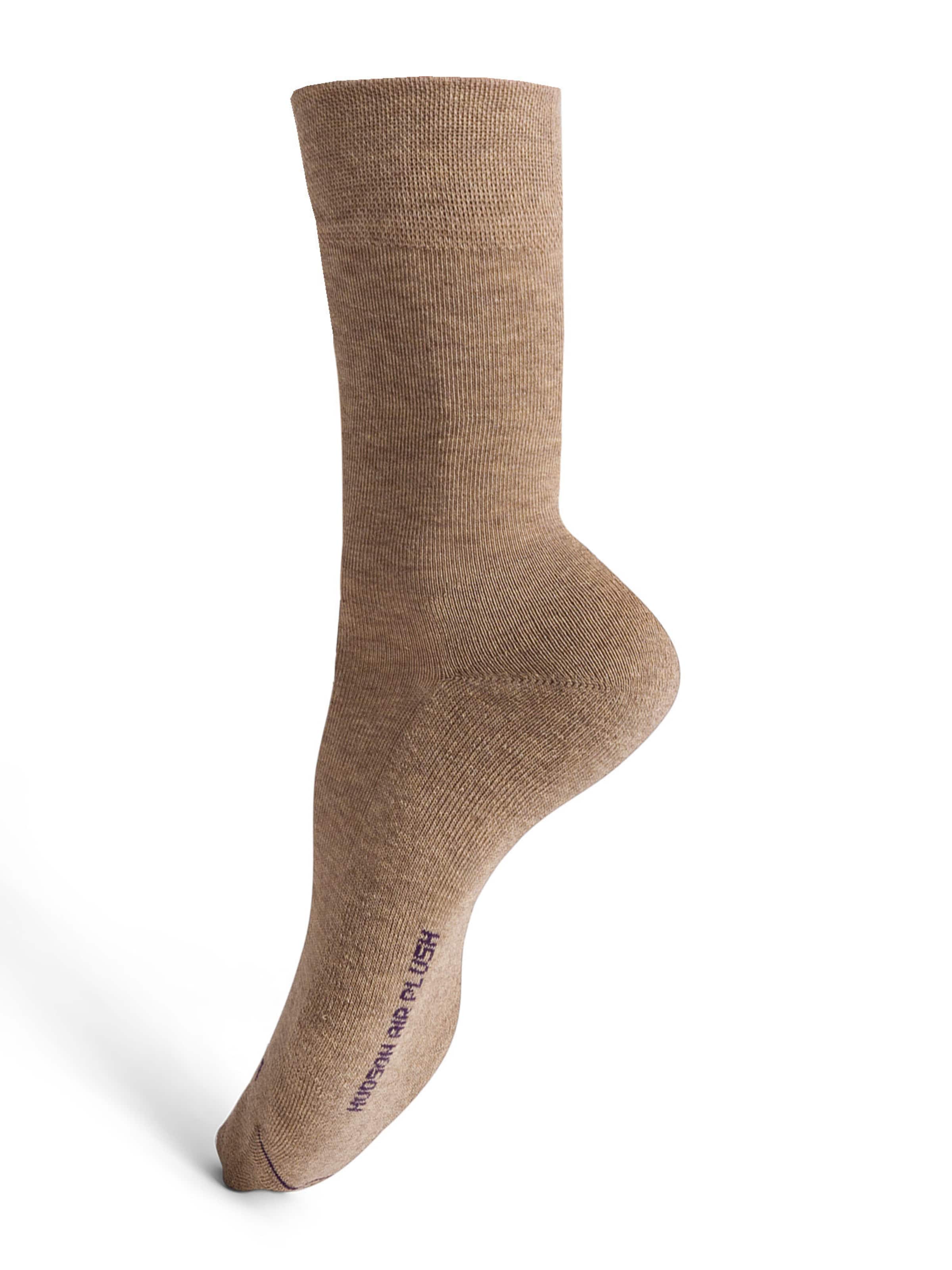 Hudson Socken 'Air Plush' in Beige: Vorderseite