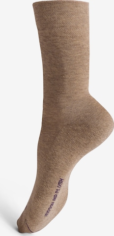 Hudson Socken 'Air Plush' in Beige: Vorderseite