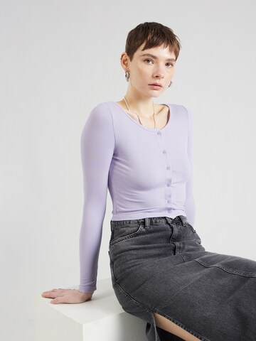 AÉROPOSTALE Shirt in Purple: front