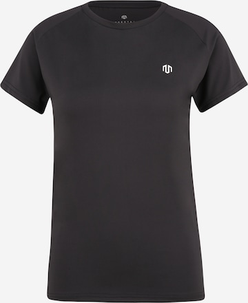 MOROTAI Λειτουργικό μπλουζάκι 'NAKA' σε μαύρο: μπροστά