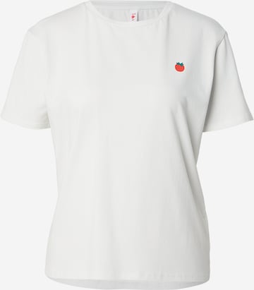 BlutsgeschwisterMajica 'Love My Carbs' - bijela boja: prednji dio