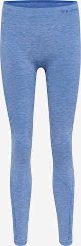 Hummel Workout Pants in Blue: front