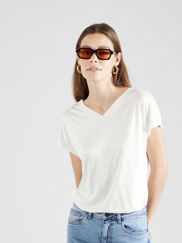 COMMA Shirt in Wit: voorkant