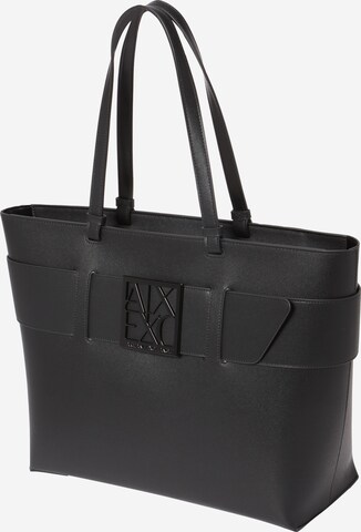 ARMANI EXCHANGE Nakupovalna torba | črna barva