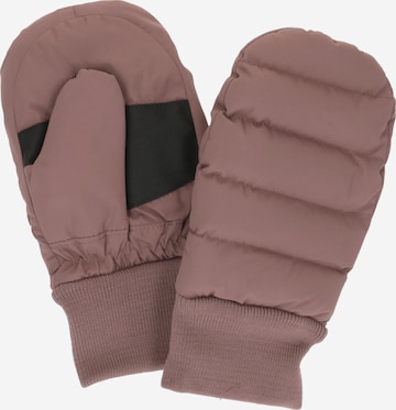 EN FANT Handskar i rosa: framsida