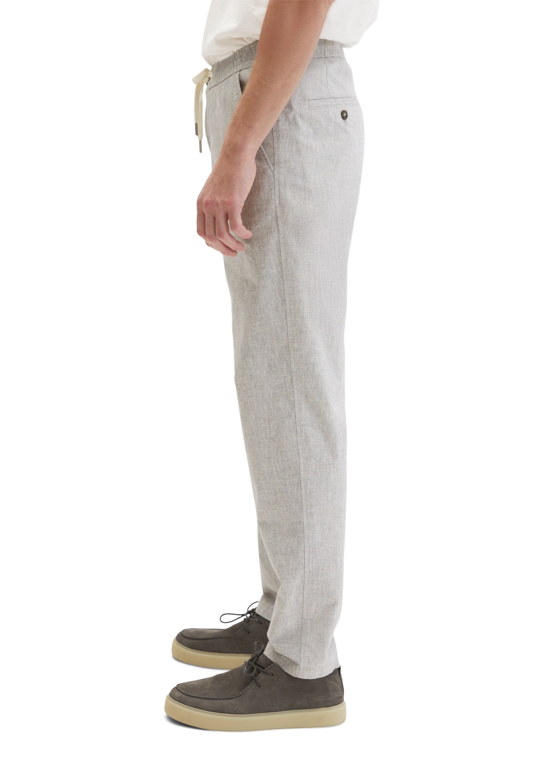 Effilé Pantalon 'Morot' Marc O'Polo en gris
