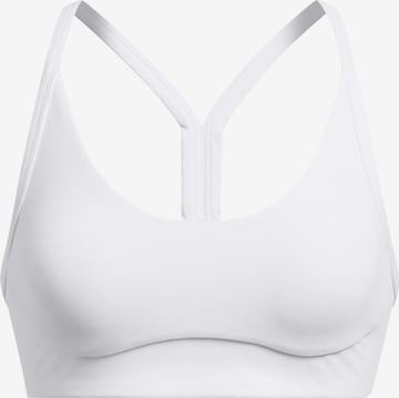 UNDER ARMOUR Bustier Sport bh 'Motion' in Wit: voorkant