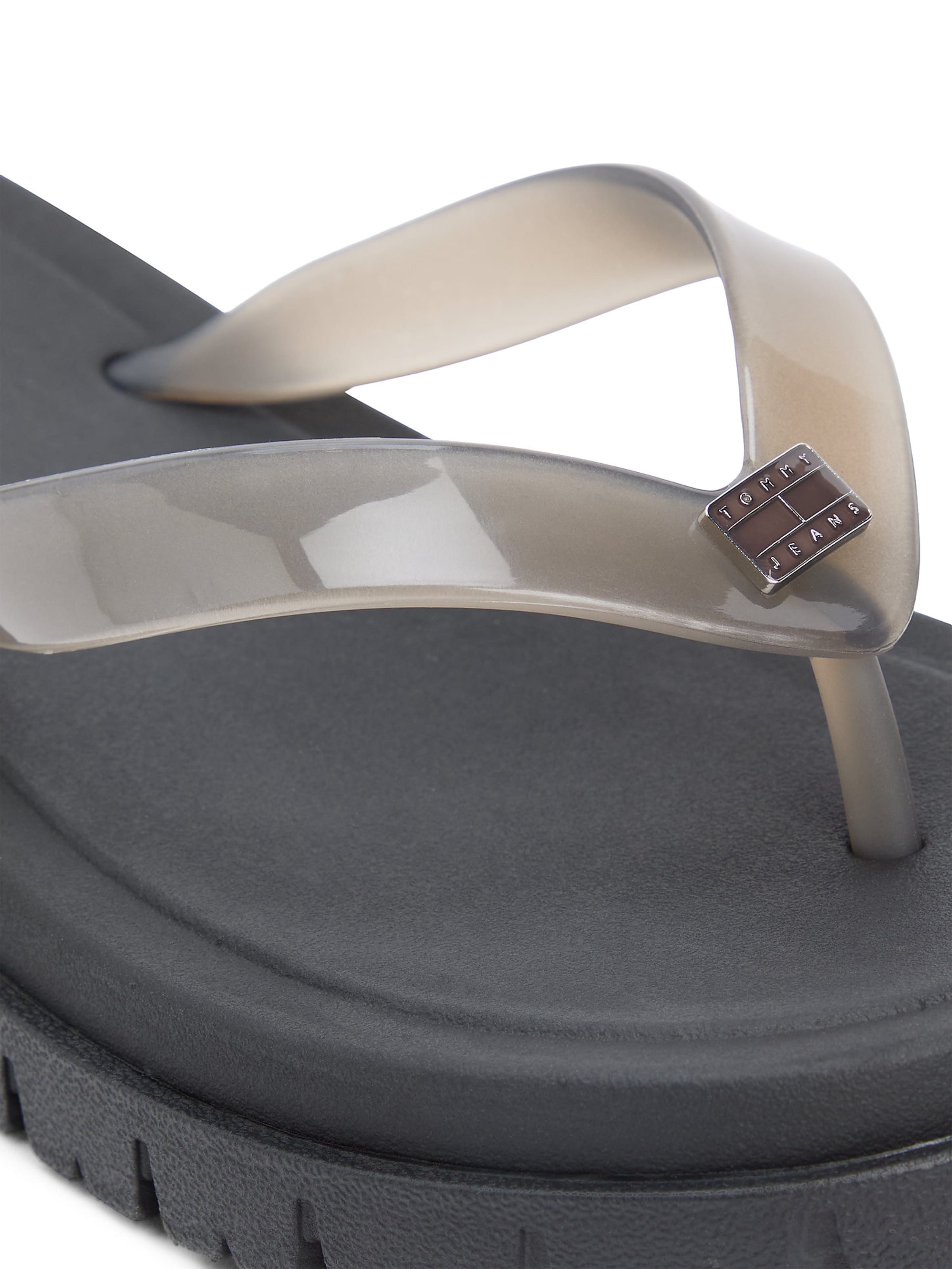 Tommy Jeans T-bar sandals in Black