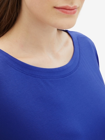 T-shirt Tom Tailor Women + en bleu