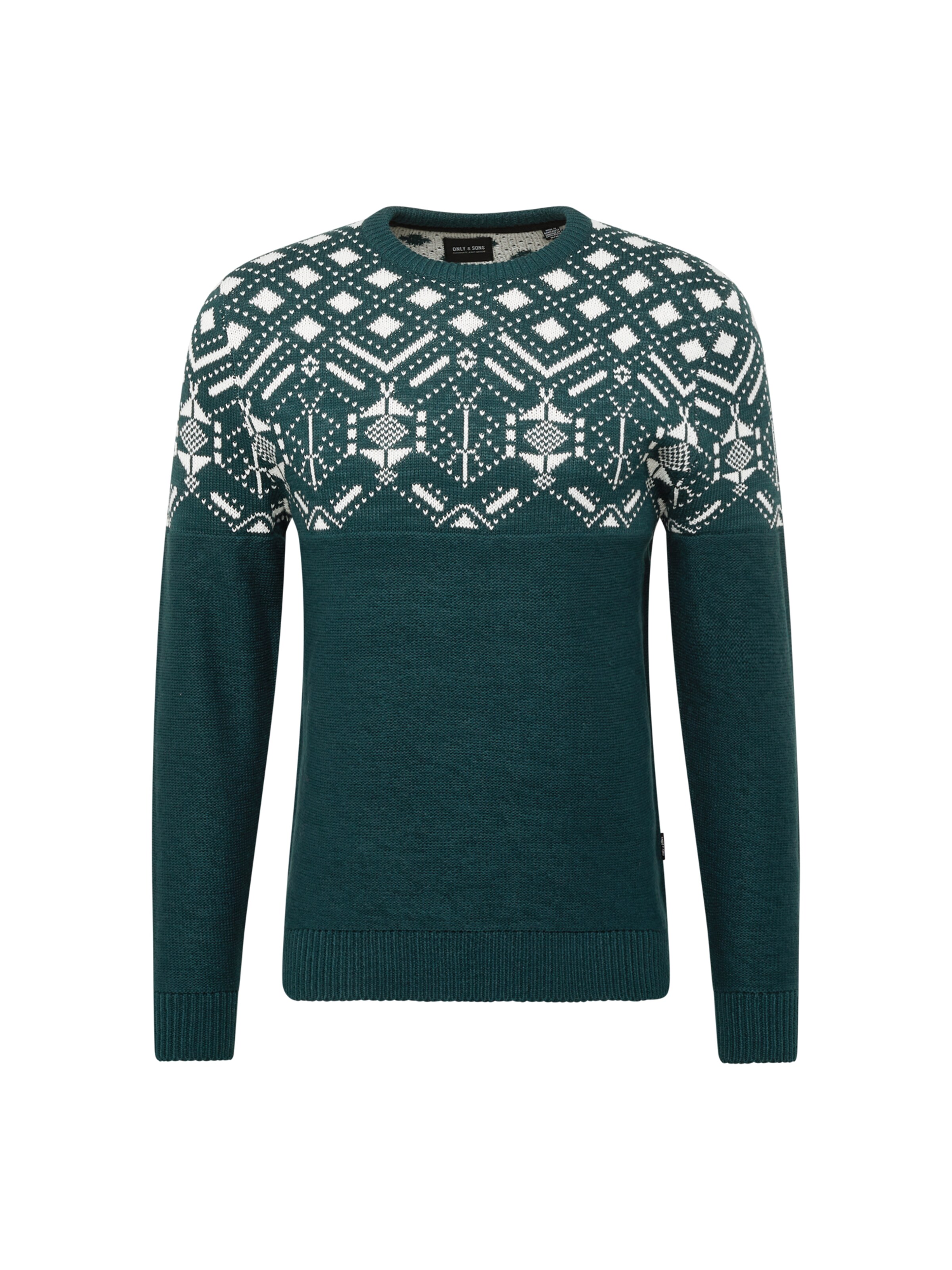 Pulover de la Only & Sons pe verde: față