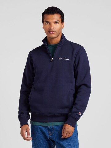 Champion Authentic Athletic Apparel Sweatshirt in Blau: Vorderseite