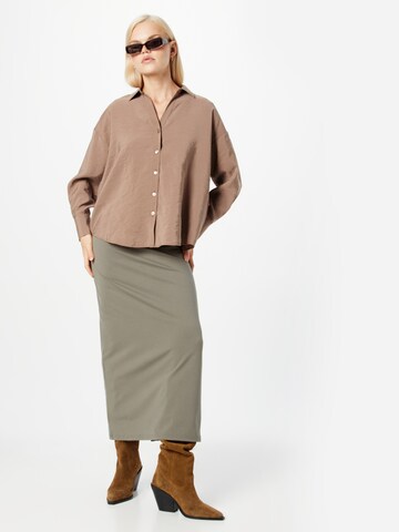 Chemisier 'QUEENY' VERO MODA en marron