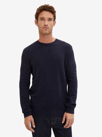 TOM TAILOR Sweater in Blue: front