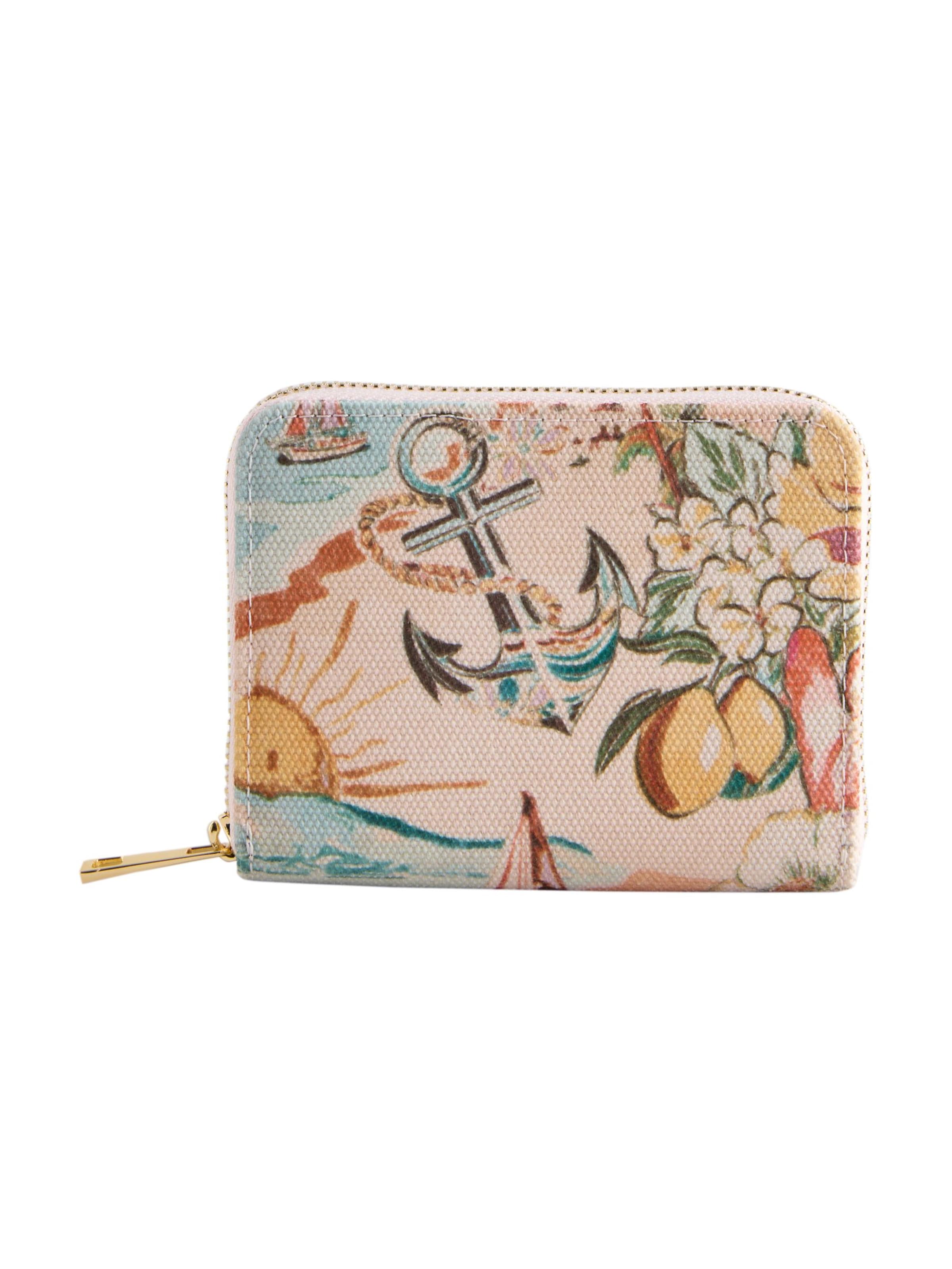 rozā Next Naudas maks: no priekšpuses