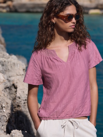 Next Blouse in Roze: voorkant