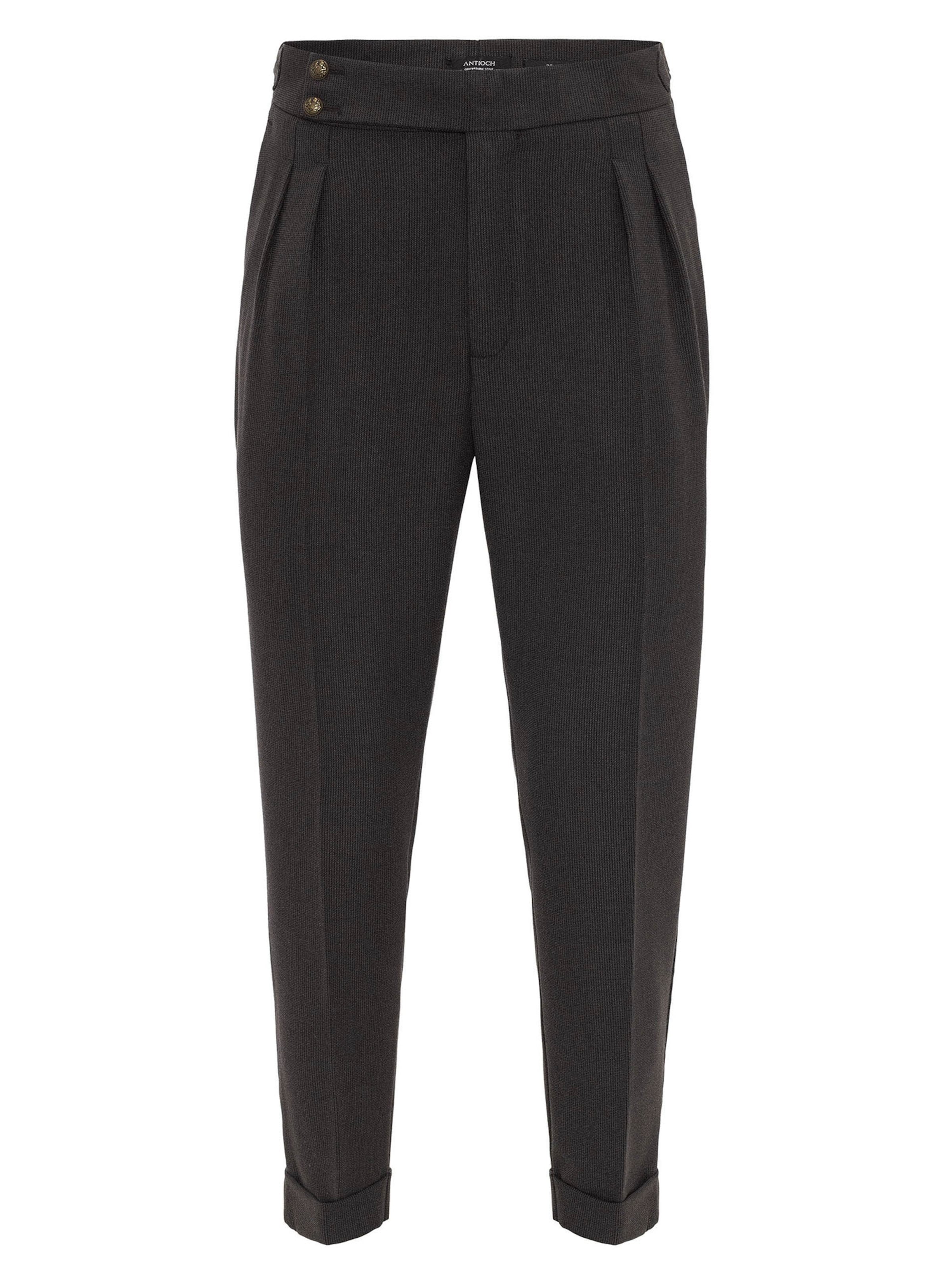 Antioch Slimfit Byxa i grå: framsida