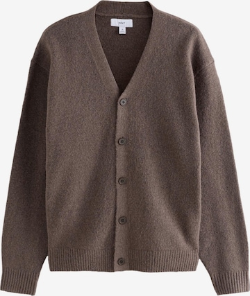 Next Neuletakki värissä ruskea: etupuoli