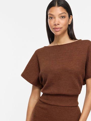 Robe 'VIRAFFI' VILA en marron