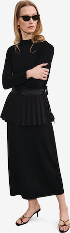 Touché Privé Kleid 'Basic Viscose Dress' in Schwarz: Vorderseite
