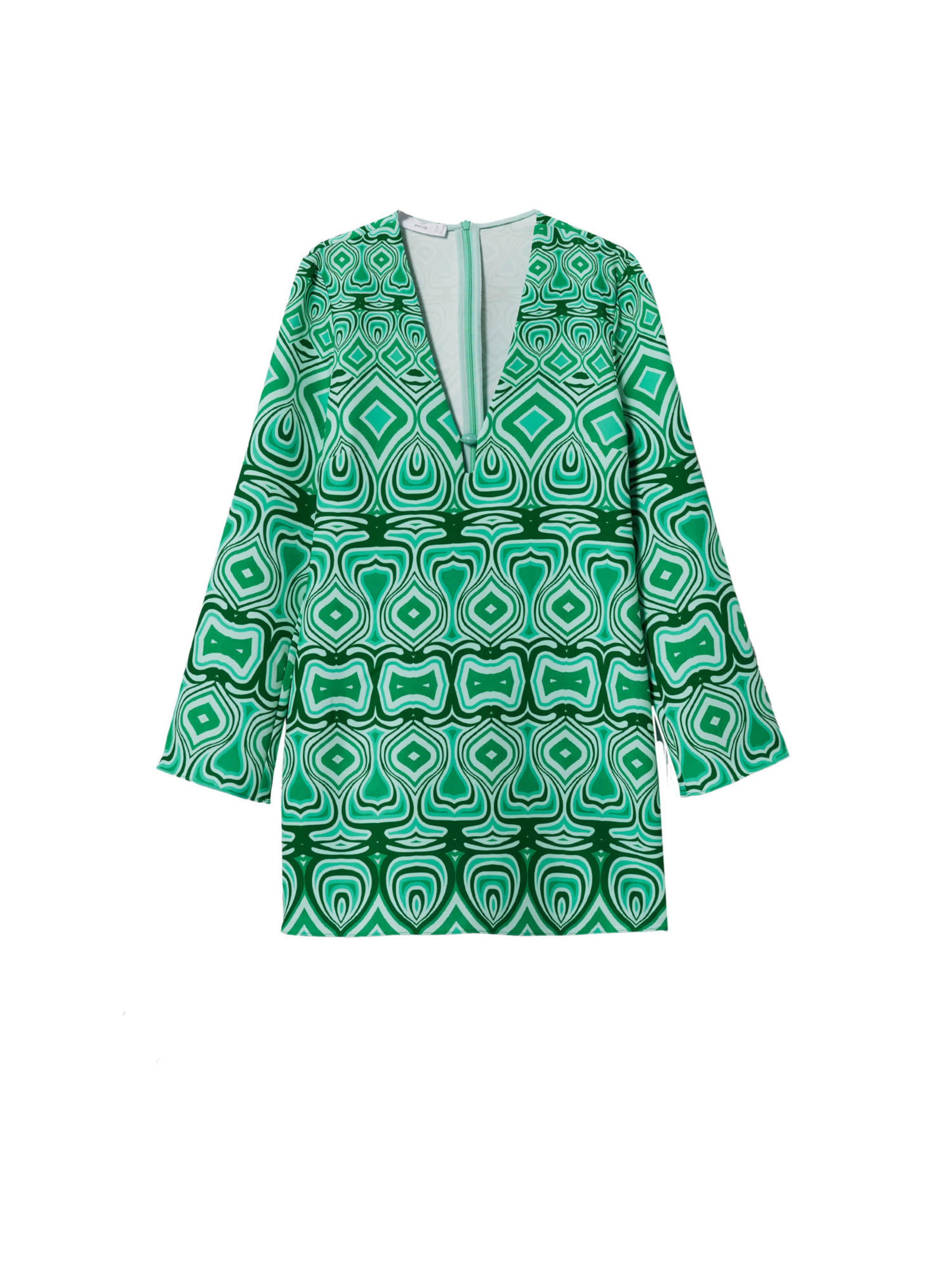 MANGO Dress 'ALMOND' in Green / Mint / Dark green, Item view