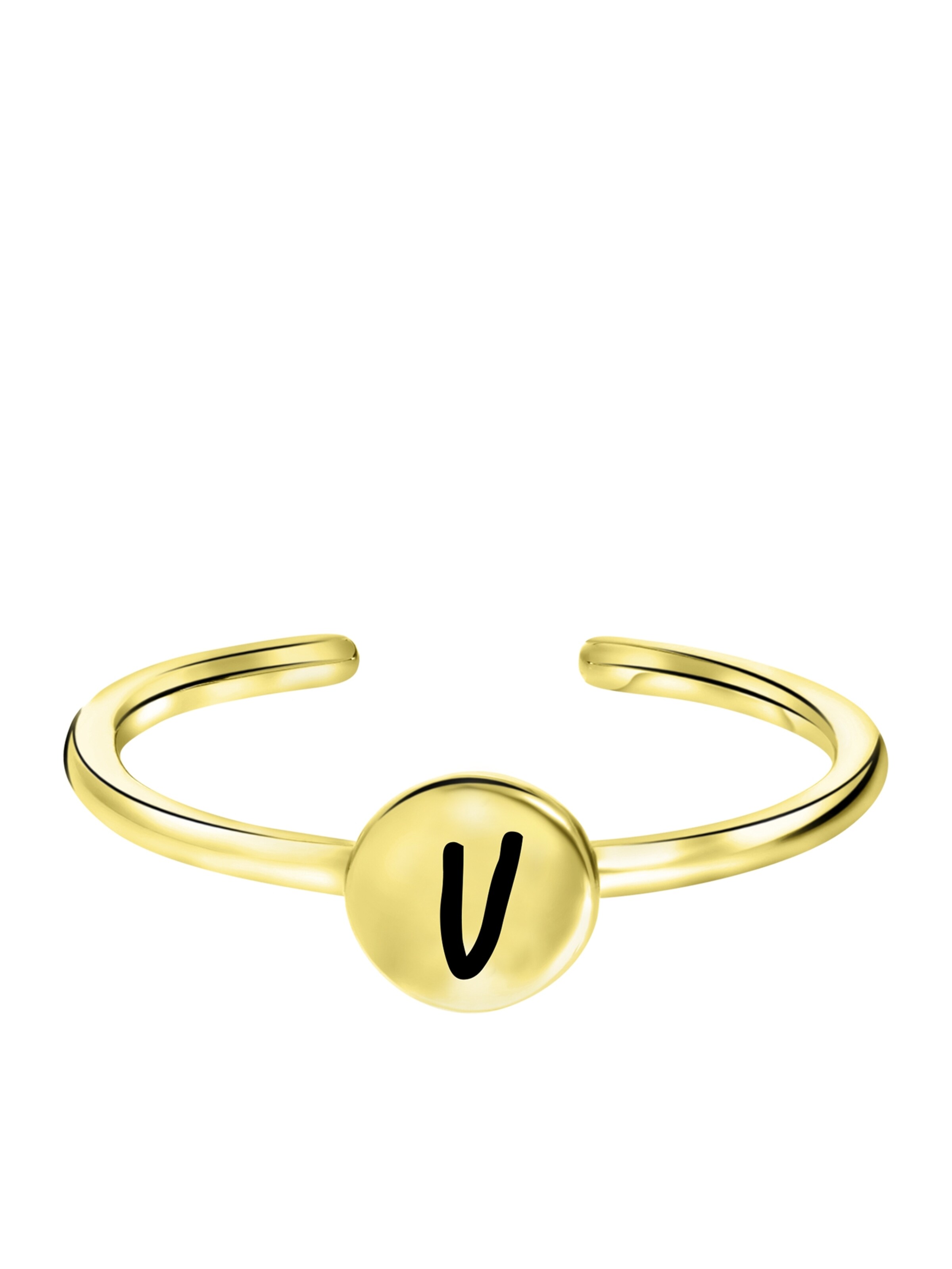 Lucardi Ring in Gold: front