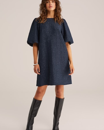 WE Fashion Dress in Blue: front