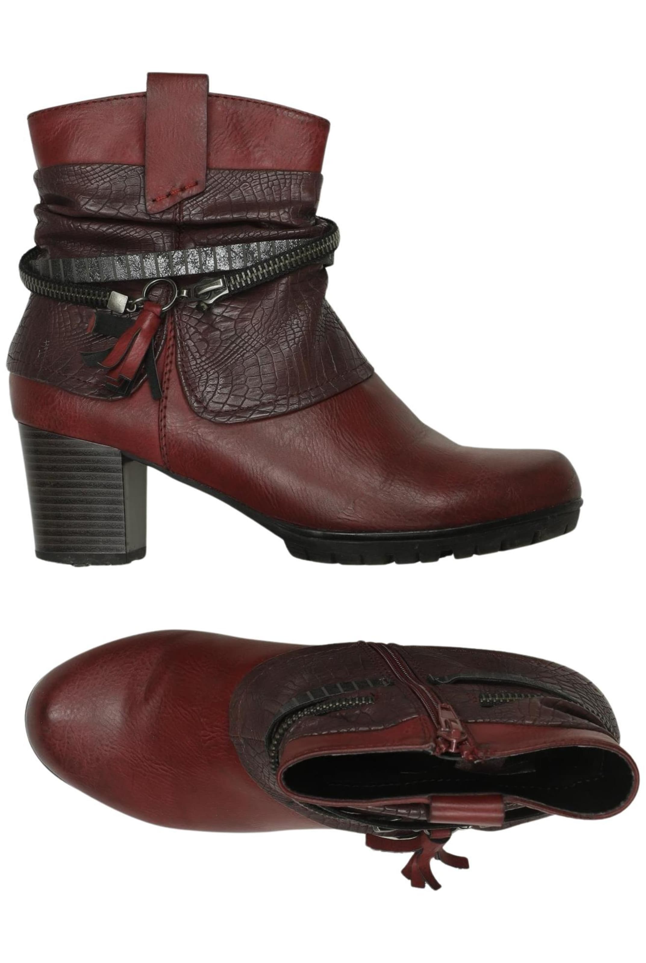 Rieker Stiefelette 37 in Rot: Vorderseite