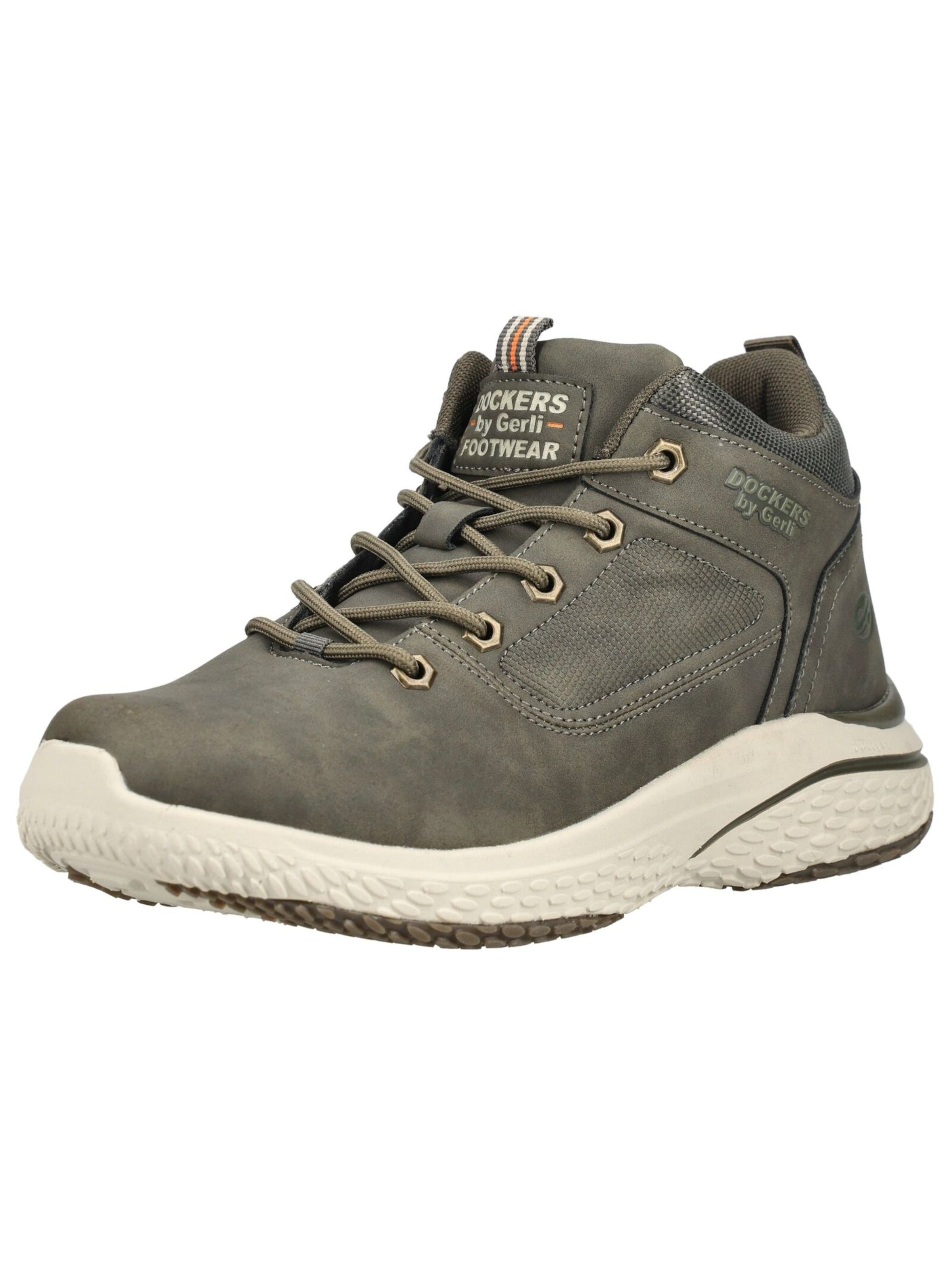 Stivale stringato di Dockers by Gerli in verde: frontale