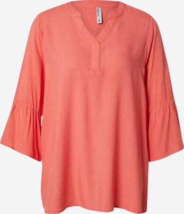 Sublevel Bluse in Orange: Vorderseite