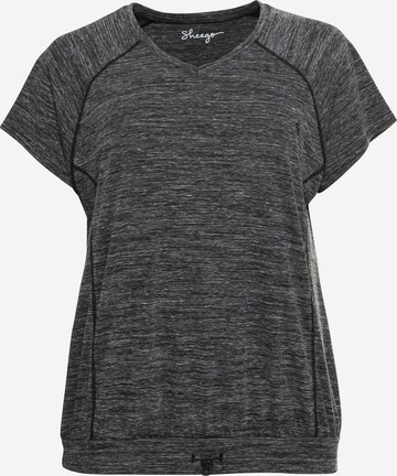 T-shirt fonctionnel SHEEGO en gris : devant