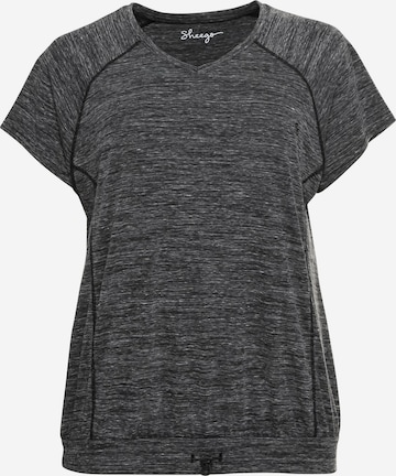 T-shirt fonctionnel SHEEGO en gris : devant