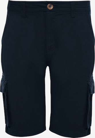 Pantalon cargo 'Bute' Threadbare en bleu : devant