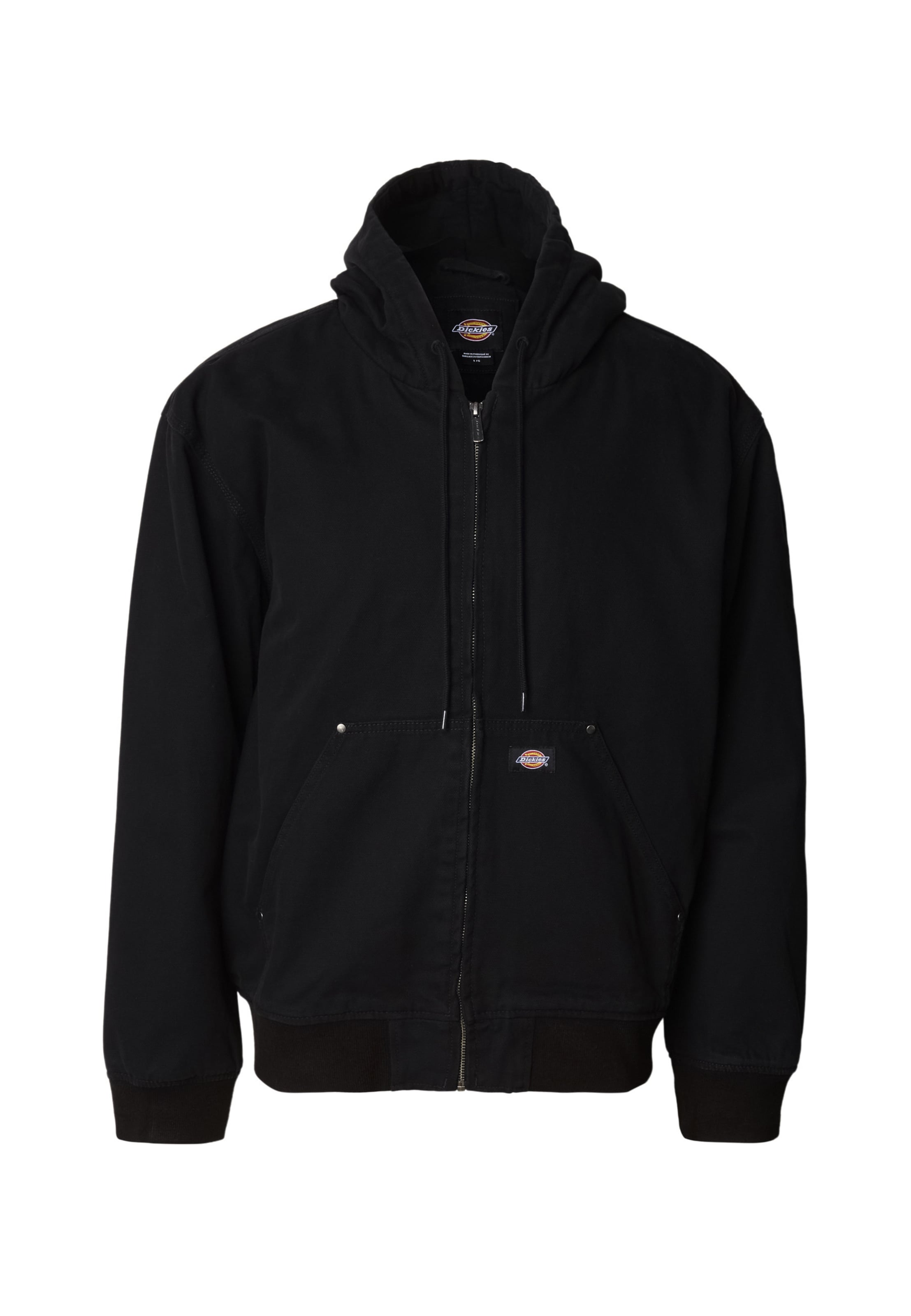 DICKIES Jacke 'Hilham' in Schwarz: Vorderseite