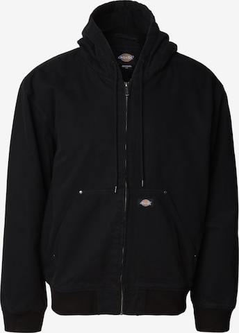 DICKIES Jacke 'Hilham' in Schwarz: Vorderseite
