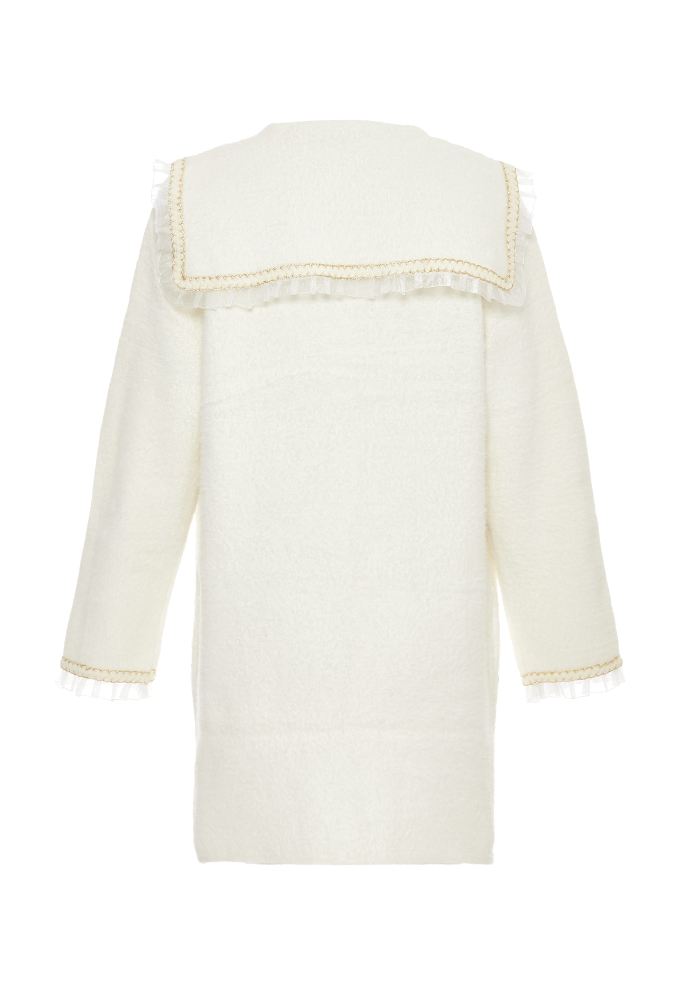 ALARY - Sobretudo de malha em branco