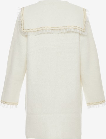 Manteau en tricot ALARY en blanc