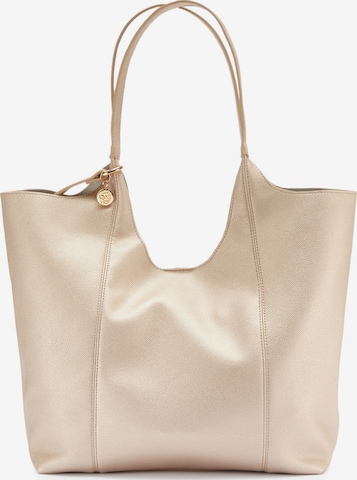 Apple of Eden Shopper 'VALETTA' mit verdecktem Magnetverschluss in Gold: Vorderseite