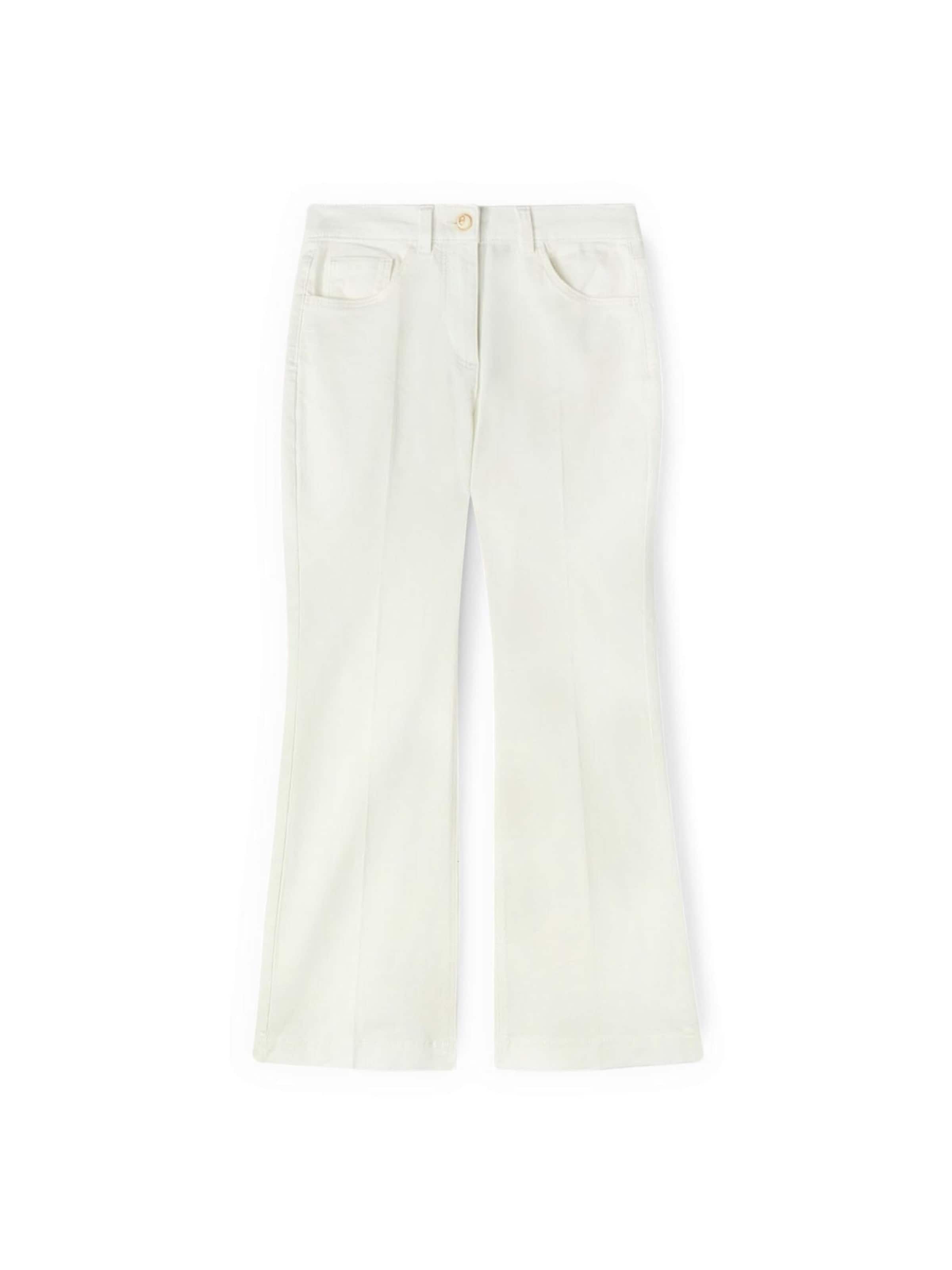 MOTIVI - Acampanado Pantalón en blanco: frente