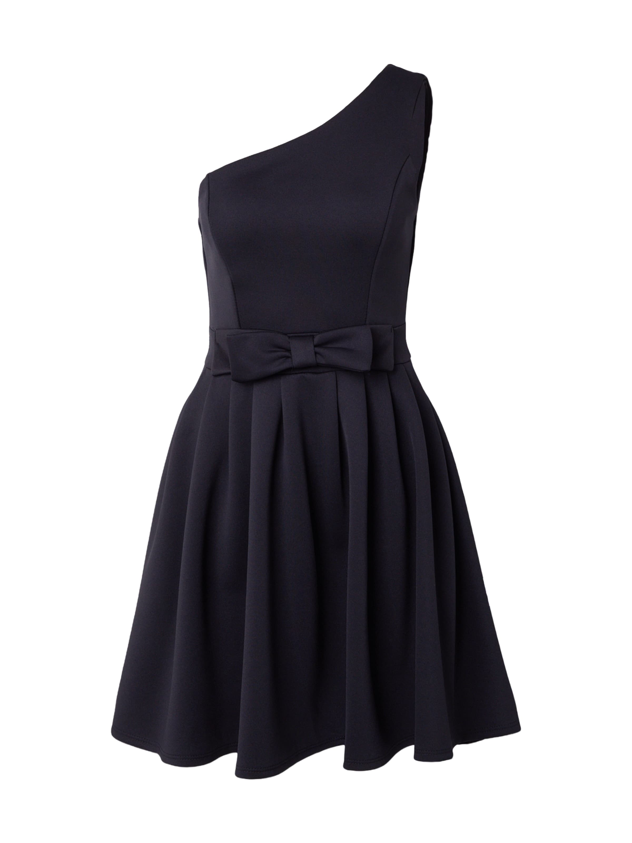 Robe 'MADALINE' WAL G. en noir : devant