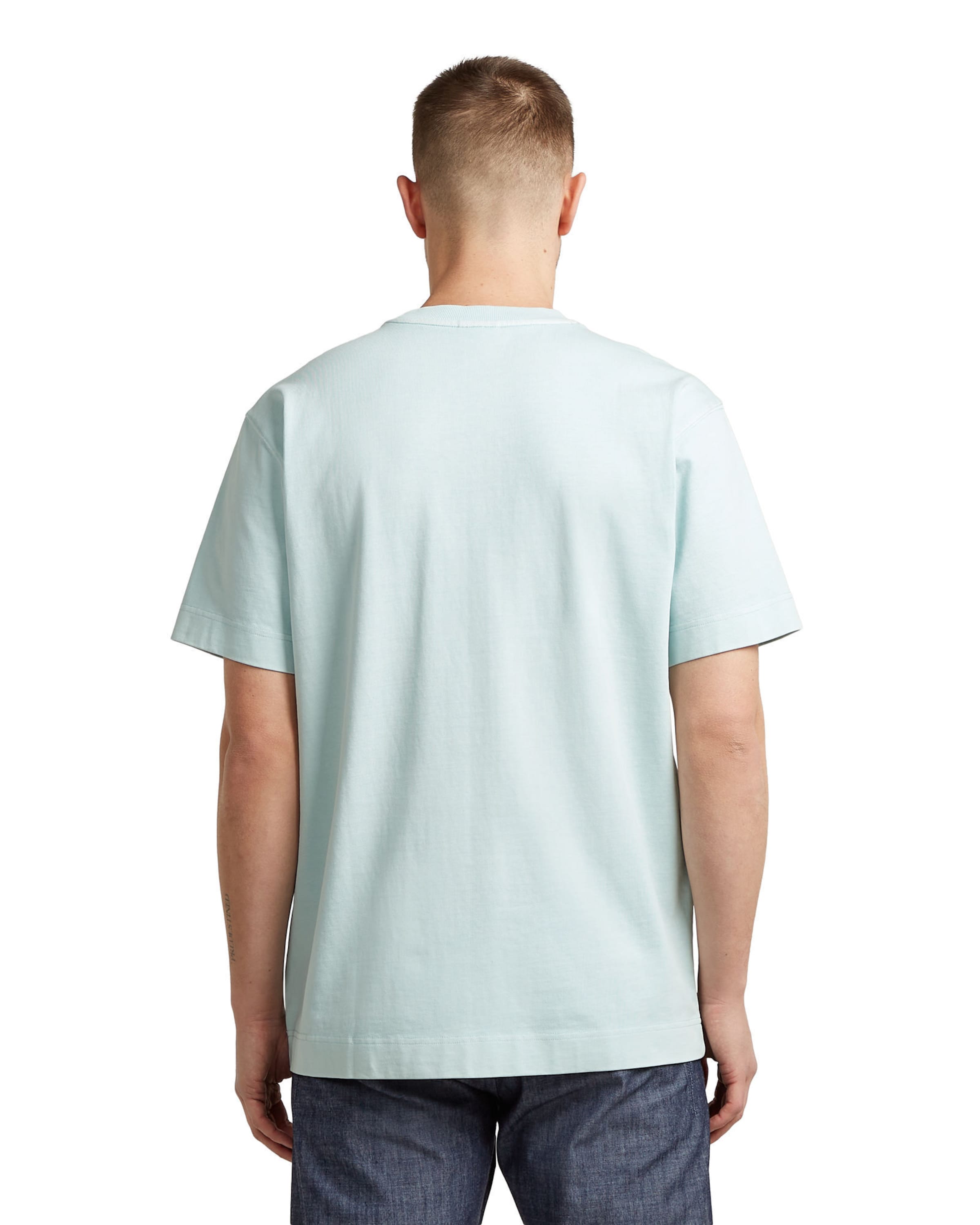 G-STAR Shirt 'GS-01 Washed T-Shirt' in Blue