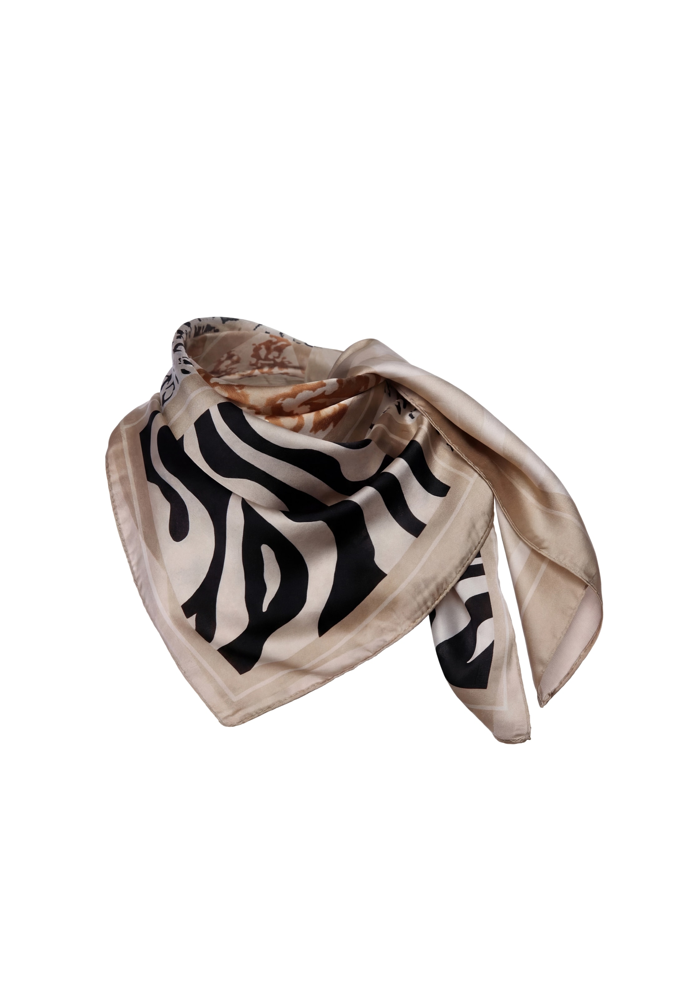 faina Shawl in Beige: front