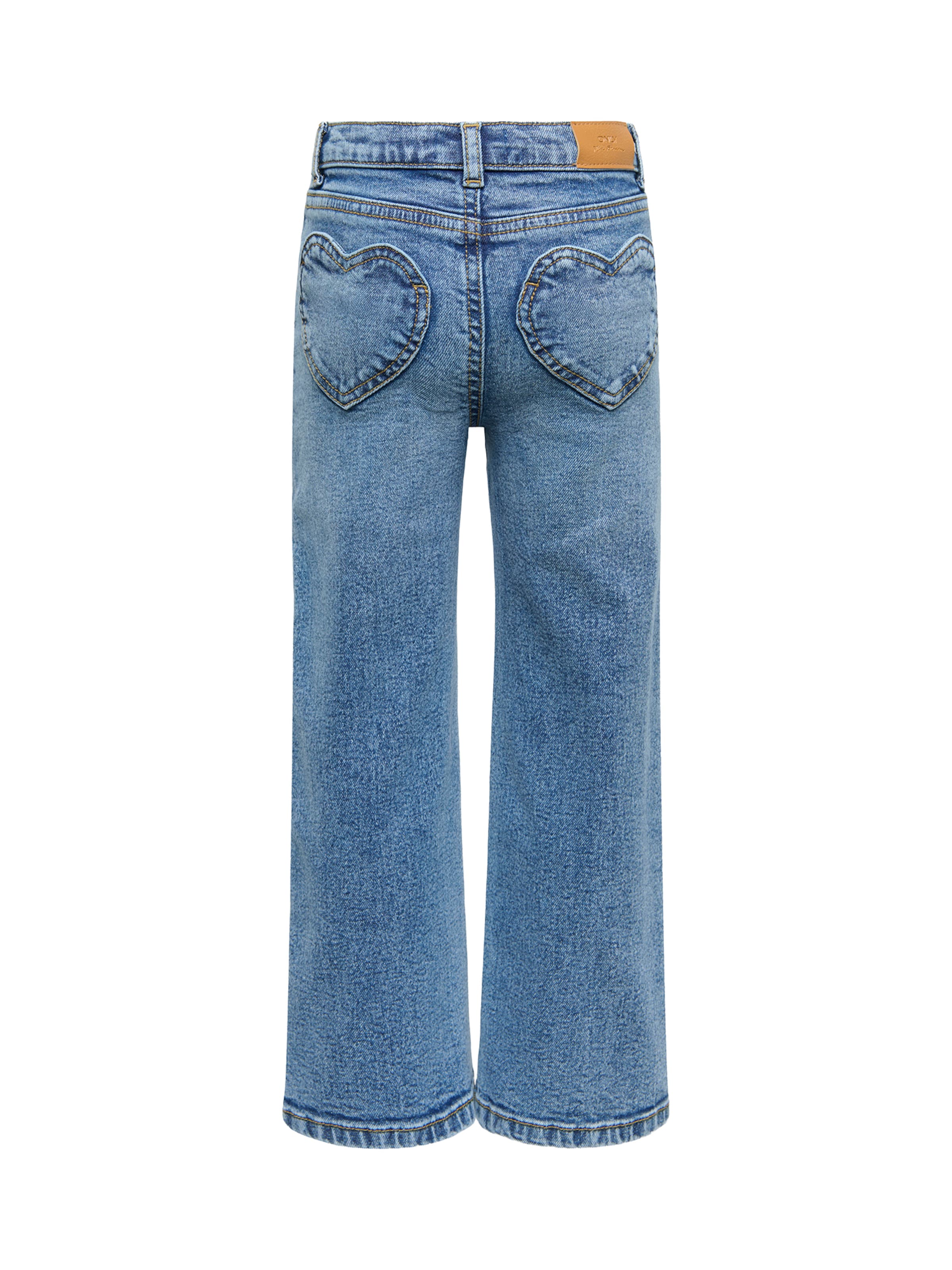Only Mini Wide leg Jeans 'KMGJUICY' i blå