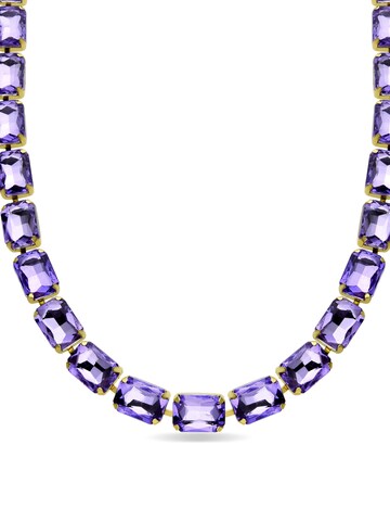 Luxenter Necklace 'Ankek' in Purple: front