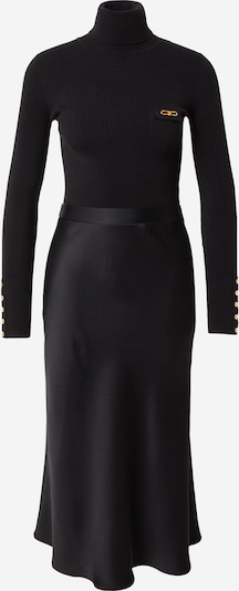 Rochie tricotat Elisabetta Franchi pe negru, Vizualizare produs