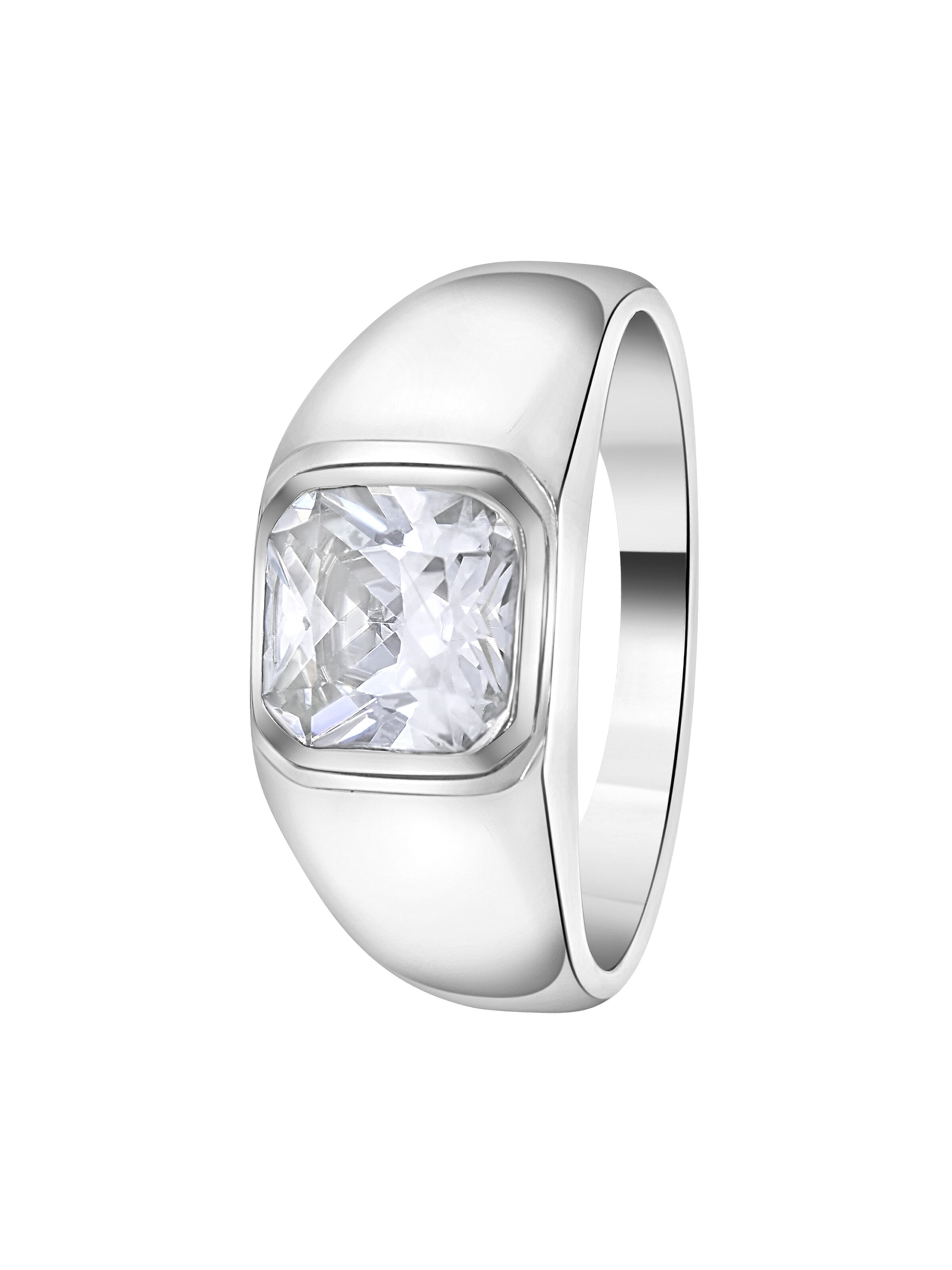 Lucardi Ring in Silber: Vorderseite