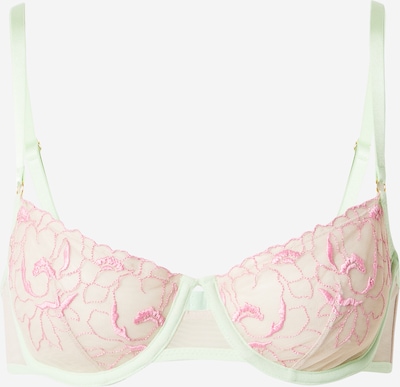 Dora Larsen Bra 'LUCILLE' in Light beige / Mint / Pink, Item view