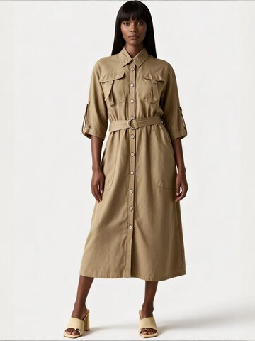 Robe MSN Collection en marron : devant