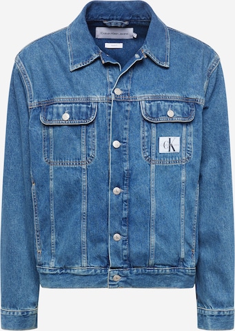 Calvin Klein Jeans Between-Season Jacket in Blue: front