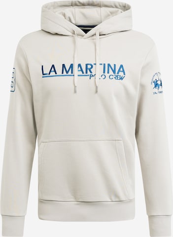 La Martina Sweatshirt in Grau: Vorderseite